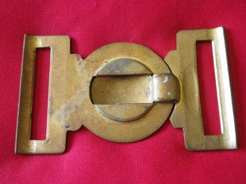 RHODESIAN ARMY BRASS BELT BUCKLE FOR DRESS BELT     (4934)