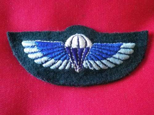 RHODESIAN SAS EMBROIDERED PADDED WINGS FOR DRESS GREENS   (5013)