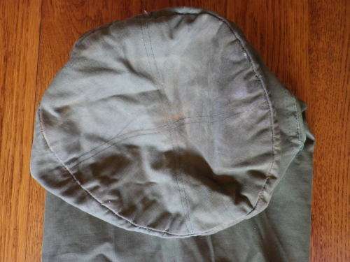 RHODESIAN MADE AND ISSUED KIT BAG - WITH CORD, INSCRIBED (FAINTLY)          5232