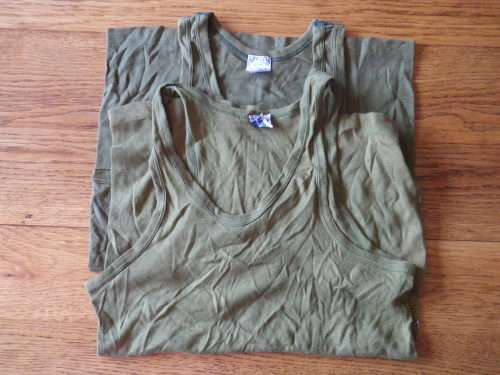 RHODESIAN ARMY  - 2 X VESTS - 81 CM & 87 CM - MADE BY MERIDIAN - UNCOMMON      (5239)