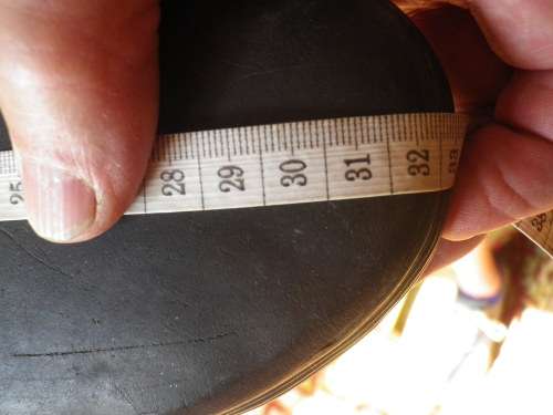 RHODESIAN ARMY ANTI-TRACKER CANVAS SHOES - CAMO HAND PAINTED,LARGE SIZE - AN EXCELLENT BUY!!  (5259)