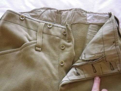 RHODESIA - BSAP JODPHURS SIZE 6 MADE JAMES LOW SBY.  1974 - INSCRIBED. HAS SOME WEAR.  (5276)