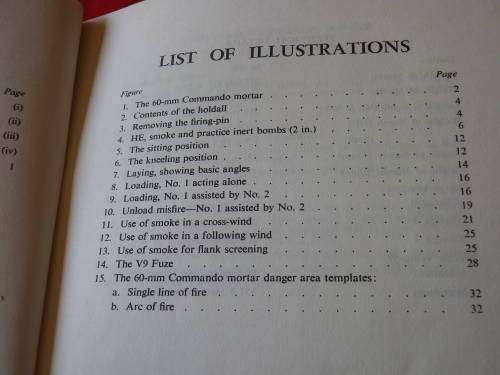 RHODESIAN ARMY - "THE 60 MM (COMMANDO) MORTAR "  1974 -  37 PAGES  INSCRIBED    (5270)