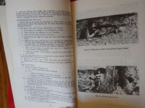 RHODESIAN ARMY - 7.62 mm MACHINE GUN (MAG) INSTRUCTION MANUAL 1972 - 79 PAGES   (2603)