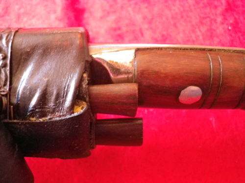 MODERN KUKRI KNIFE + SHEATH WITH ASSOCIATE MINI KNIFE + STILETTO.  BLADE 16 CM TOTAL L 29.8 CM (2628