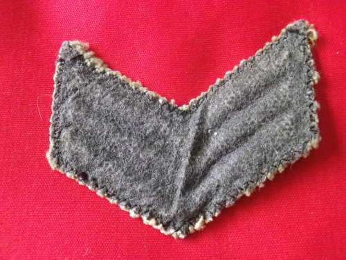 RHODESIAN ARMY - SERGEANT COMBAT DRESS RANK STRIPES    (5303)