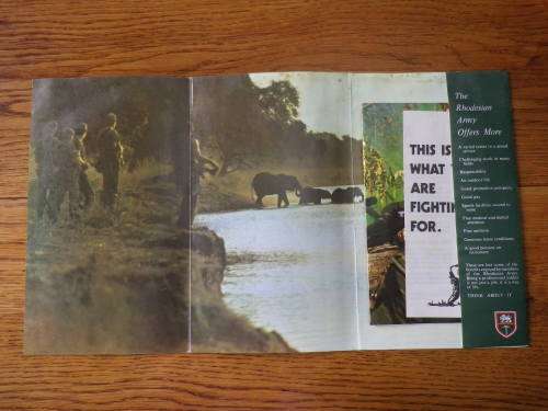 "THIS IS THE RHODESIAN ARMY" RECRUITING PAMPHLET     (3162)