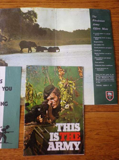 "THIS IS THE RHODESIAN ARMY" RECRUITING PAMPHLET     (3162)