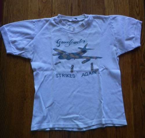 RHODESIA - PERIOD "GREEN LEADER" TEE SHIRT.  MADE MONOGRAM SIZE 87cm / 34" - GOOD CONDITION