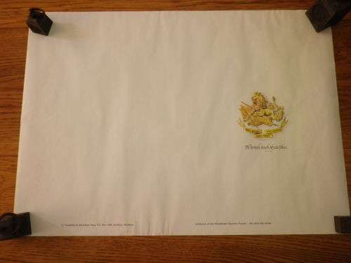 BSAP- "UNIFORMS OF THE RHODESIAN SECURITY FORCES" POSTER 60.5 X 44 - PRINTED MUSKETEER PRESS, SBY.