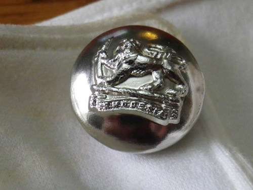 RHODESIAN ARMY ISSUED OR'S GLOVES FOR PARADE DRESS  -MINOR STAINS   (3159)