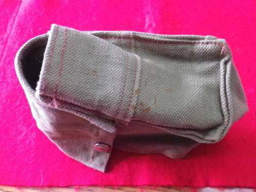 RHODESIAN ARMY - NON STANDARD MAG POUCH, AS USED BY RLI TROOPER IN BUSH WAR - SEE BELOW (3242)