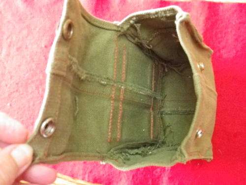 RHODESIAN ARMY - NON STANDARD MAG POUCH, AS USED BY RLI TROOPER IN BUSH WAR - SEE BELOW (3242)
