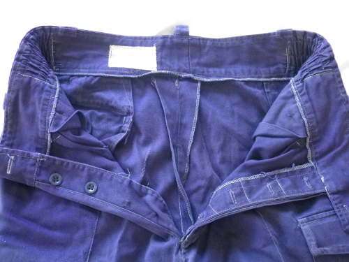 RHODESIA - BSAP POLICE RESERVIST BLUE DENIM JACKET + TROUSERS   (3233)