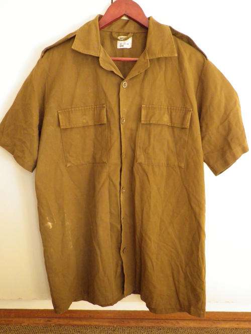 SADF - NUTRIA BROWN SHORT SLEEVE SHIRT - BORDER WAR PERIOD