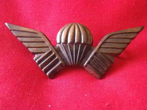 RHODESIAN SELOUS SCOUTS NUMBERED BRONZE WING - UNISSUED -  (5445)