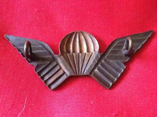 RHODESIAN SELOUS SCOUTS NUMBERED BRONZE WING - UNISSUED -  (5445)