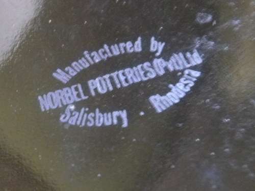 RHODESIAN "7.62 ROUGH RIDERS CLUB" BEER TANKARD  LARGE - MADE NORBEL   (151)