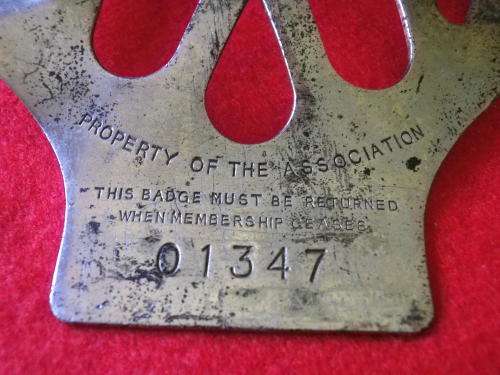 RHODESIAN PAIR AA VEHICLE MASCOTS - MINOR TARNISH - LARGER ONE SLIGHTLY BENT  (169)