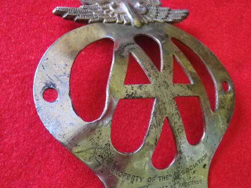 RHODESIAN PAIR AA VEHICLE MASCOTS - MINOR TARNISH - LARGER ONE SLIGHTLY BENT  (169)