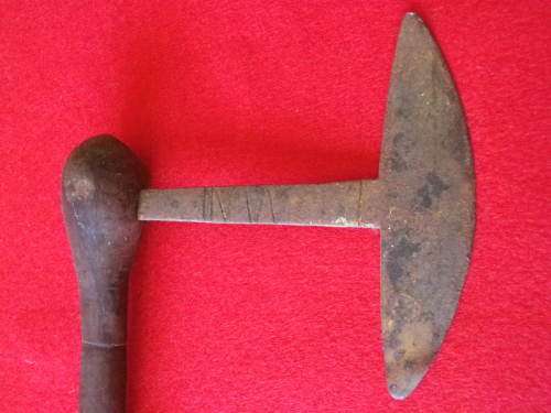 RHODESIAN SHONA CHIEFS ? CEREMONIAL AXE -   LENGTH 55.5CM  (171)
