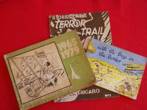 RHODESIAN LOT 3 X BUSH WAR ERA CARTOON  MAGAZINES - BECOMING SCARCE   (195)