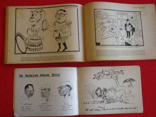 RHODESIAN LOT 3 X BUSH WAR ERA CARTOON  MAGAZINES - BECOMING SCARCE   (195)