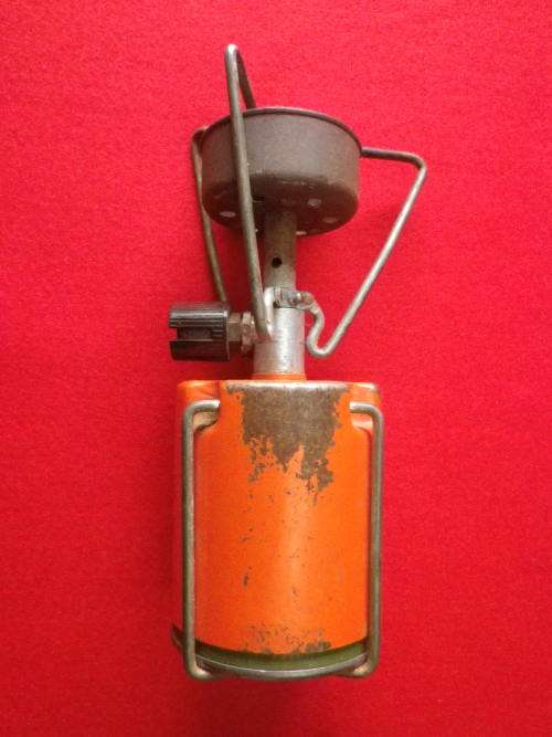 RHODESIAN BUSH WAR GAS COOKER + USED CANISTER -  (5496)