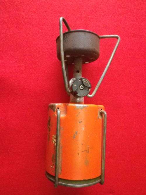 RHODESIAN BUSH WAR GAS COOKER + USED CANISTER -  (5496)