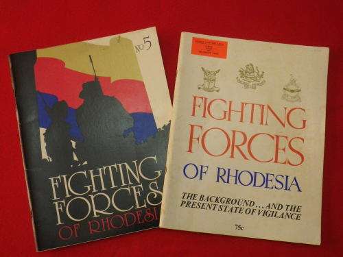 2 X RHODESIA FIGHTING FORCES MAGAZINES - MAY 1974 & NUMBER 5 - PACKED WITH GENERAL INFORMATION(3303)