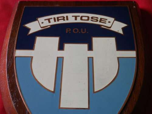 RHODESIAN PSYCHOLOGICAL OPERATIONS UNIT PLAQUE  - UNCOMMON     (5543)