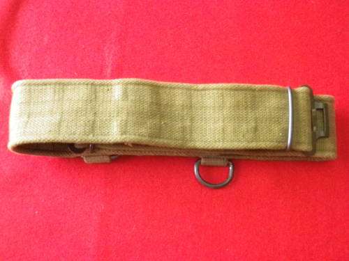 RHODESIAN ARMY - PATT. 69 WEB BELT - MAX LENGTH 107 CM / 42"   (5566)