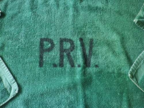 RHODESIAN ARMY - SFA  - PFUMO RE VANHU TOWEL - RARE -    SIZE 98cm X 48cm         (5571)