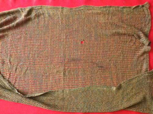 RHODESIAN ARMY ISSUE FACE VEIL - SIZE 60cm X 76cm   - HAS SMALL HOLE          (3320)