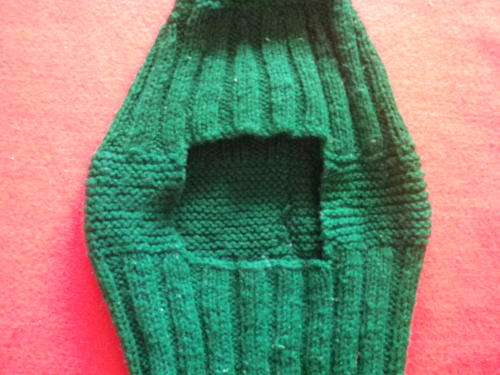 RHODESIA - KNITTED WOOLEN BALACLAVA - AS USED IN BUSH WAR - LONG NECK VARIETY    (3317)