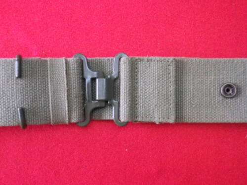 RHODESIA - WEB BELT AS USED IN THE BUSH WAR   MAX LENGTH 116 cm / 45.5"     (3330)