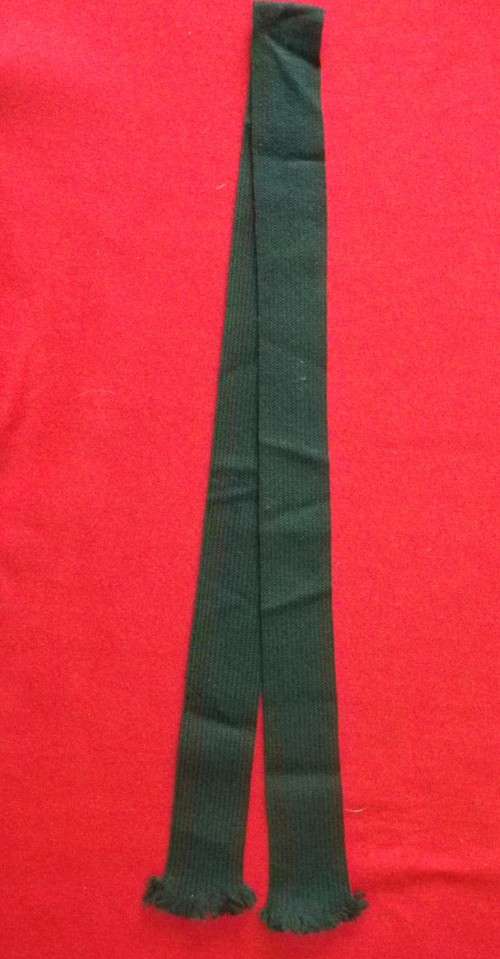 RHODESIAN ARMY -"GREENS" TIE  - NAME TAG SEWN IN -    (3377)