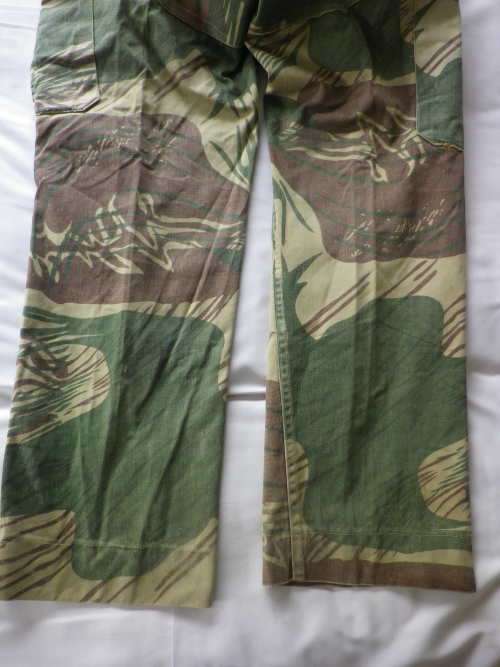 RHODESIAN ARMY -CAMO LONGS - INNER LEG 77cm / 30.25"  WAIST  83cm / 32.5"    (3314)