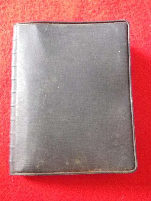 RHODESIAN ARMY - SIGNALLER'S POCKET BOOK - AS USED - ORIGINAL OWNER ATTACHED TO RAR  - 39 pgs (5584)