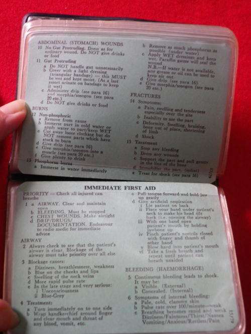 RHODESIAN ARMY - SIGNALLER'S POCKET BOOK - AS USED - ORIGINAL OWNER ATTACHED TO RAR  - 39 pgs (5584)