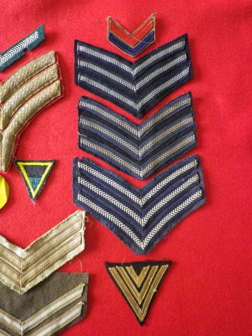 SADF - UNION FORCES - LOT OF CLOTH RANKS ETC, AS SEEN        (5606)