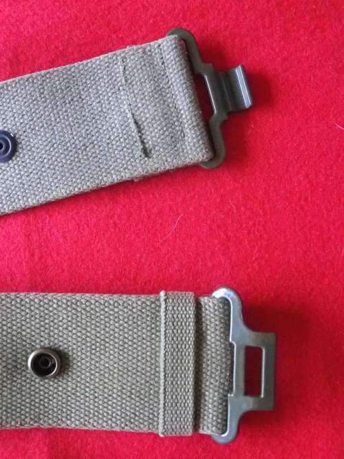 SADF - 2 X WEB BELTS   -    MAX LENGTHS     112cm / 44"  & 115cm / 45"       (5712)