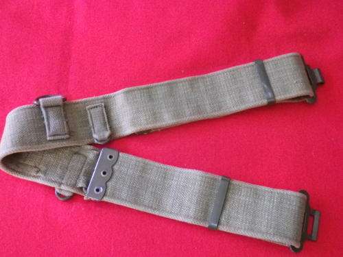 RHODESIAN ARMY - PATT. 69 WEB BELT -GOOD CONDITION  MAX LENGTH 107 CM / 42"      (3383)