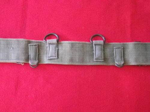 RHODESIAN ARMY - PATT. 69 WEB BELT -GOOD CONDITION  MAX LENGTH 107 CM / 42"      (3383)
