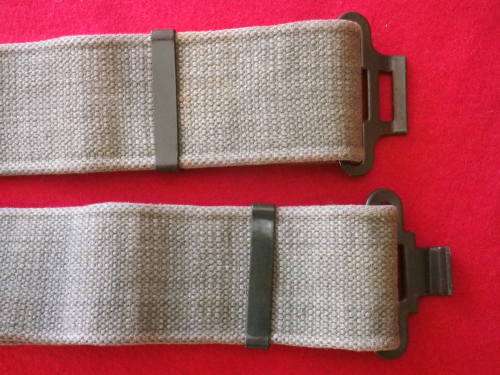 RHODESIAN ARMY - PATT. 69 WEB BELT -GOOD CONDITION  MAX LENGTH 107 CM / 42"      (3383)