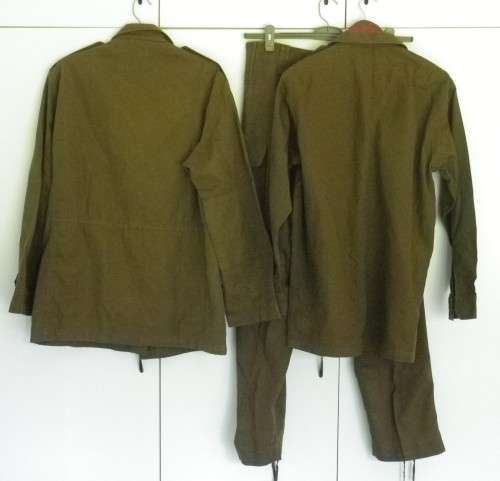 SADF - BROWNS, JACKET + L/S SHIRT + TROUSERS - ALL MADE MARBURG MANUFACTURERS - SEE SIZES BELOW (395