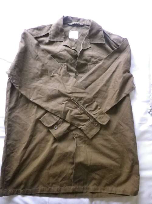 SADF - BROWNS, JACKET + L/S SHIRT + TROUSERS - ALL MADE MARBURG MANUFACTURERS - SEE SIZES BELOW (395