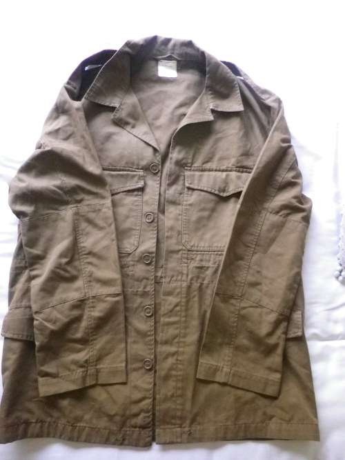 SADF - BROWNS, JACKET + L/S SHIRT + TROUSERS - ALL MADE MARBURG MANUFACTURERS - SEE SIZES BELOW (395