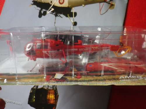 AMER COM COLL. - HELICOPTER MAG.ISSUE  #20 + ALOUETTE III   DIE CAST MODEL 1:72  - AS NEW / UNOPENED