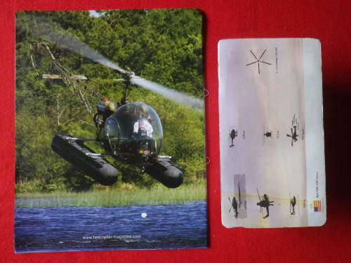 AMER COM COLL. - HELICOPTER MAG.ISSUE  #21 + BELL SIOUX    DIE CAST MODEL 1:72  - AS NEW / UNOPENED